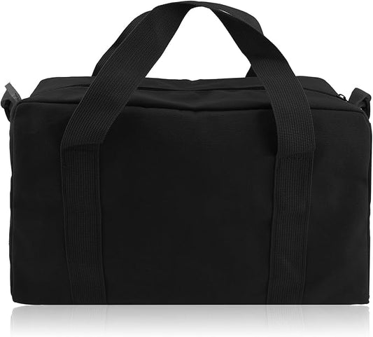 Small Tool Bag,Close Top Wide Mouth Tool Organizer Bag,Large Capacity Tool Bags for Men,Canvas Tool Storage Bag for Storage Handbag for Screwdrivers,Wrench,Pliers Hand Tools (black, 14 Inch)