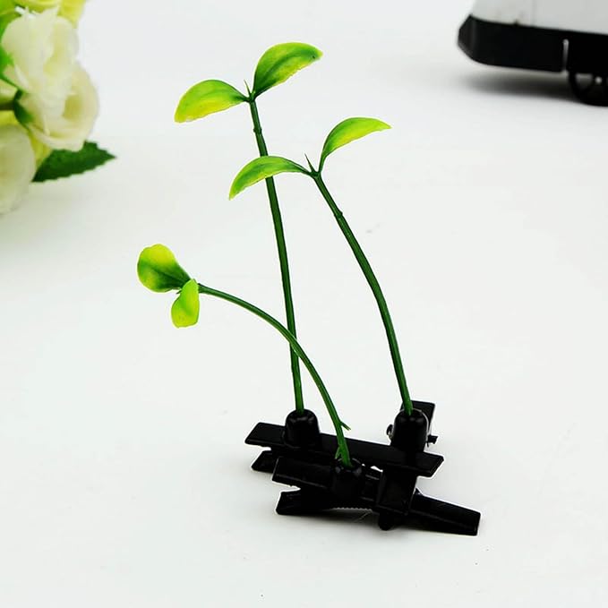 30 Pcs Bean Sprout Hair Clips, Tianhoudeger Mixed Style Plant Hairpins Flower Hair Clip Little Grass Barrette Mushroom Butterfly Headwear Hair Accessories for Women Girl School Home Party Christmas
