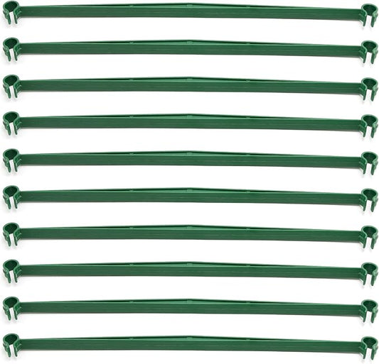 100PCS Stake Arms for Tomato Cage, 11.8 Inches Expandable Trellis Connectors, Tomato Stake Supports, 11mm Bayonet Diameter Plant Stakes for Climbing Plants, Tomatoes Stakes, Vegetables