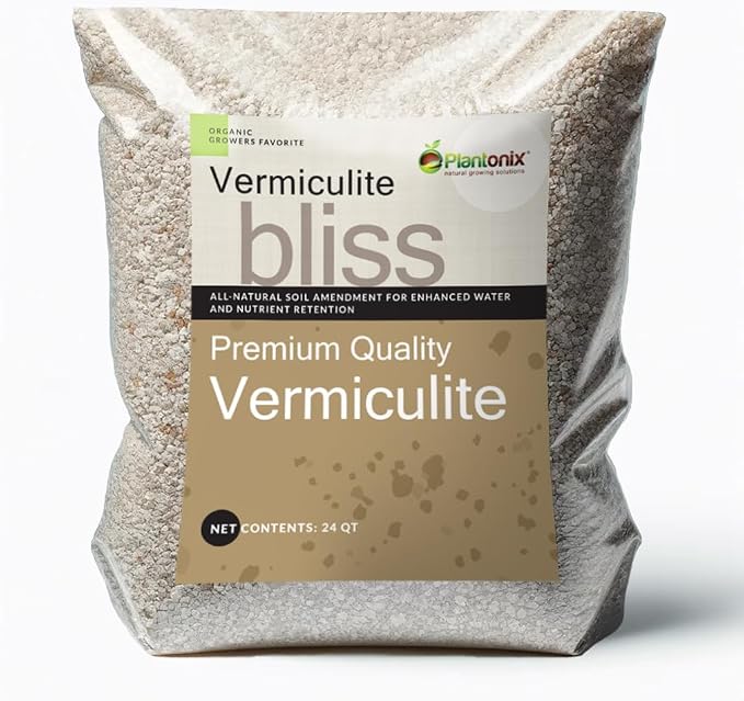 Coco Bliss 650gm Bricks (10-Pack) + Vermiculite Bliss (24 Qts) - Organic Coco Coir & Fine Vermiculite for Plants - Compressed Coco Coir Bricks - OMRI-Listed Coco Coir for Plants, Veggies, & Gardens