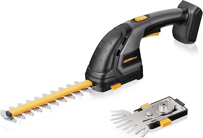HEINPRO Hedge Trimmer Cordless Compatible with DEWALT 20V MAX Battery (Tool Only), Electric Hedge Trimmer Cordless Grass Trimmer, Bush Trimmer Grass Shears Handheld for Yard, Garden