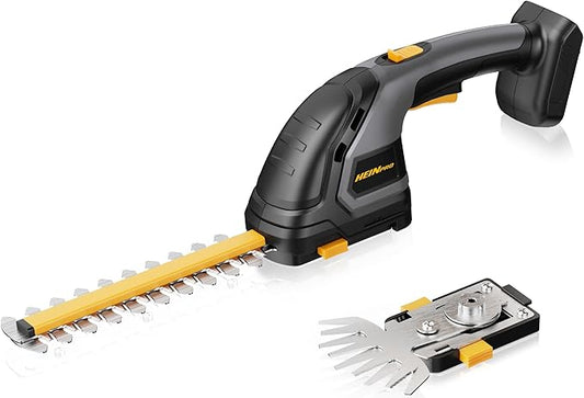 HEINPRO Hedge Trimmer Cordless Compatible with DEWALT 20V MAX Battery (Tool Only), Electric Hedge Trimmer Cordless Grass Trimmer, Bush Trimmer Grass Shears Handheld for Yard, Garden