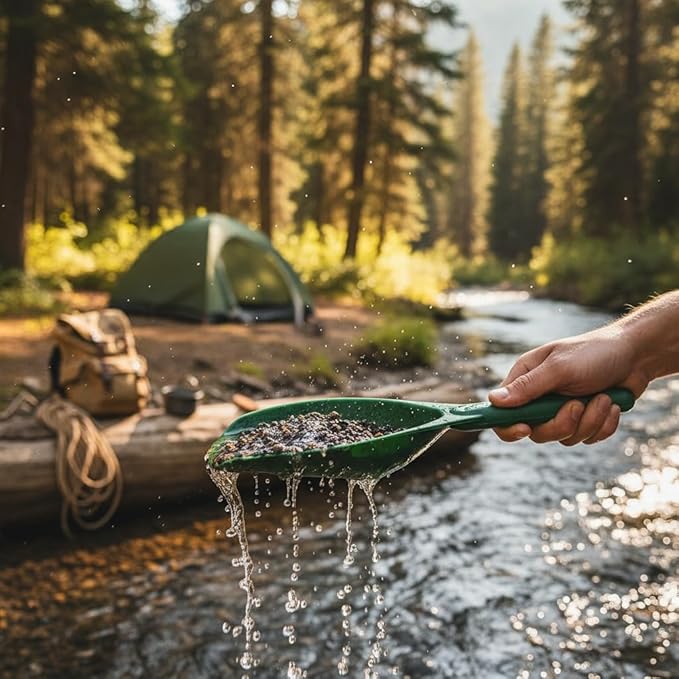 Sluice Fox Gold Prospecting Paydirt Scoop | Durable Plastic Hand Trowel Shovel | Lightweight Tool for Panning, Dredging & Crevice Digging
