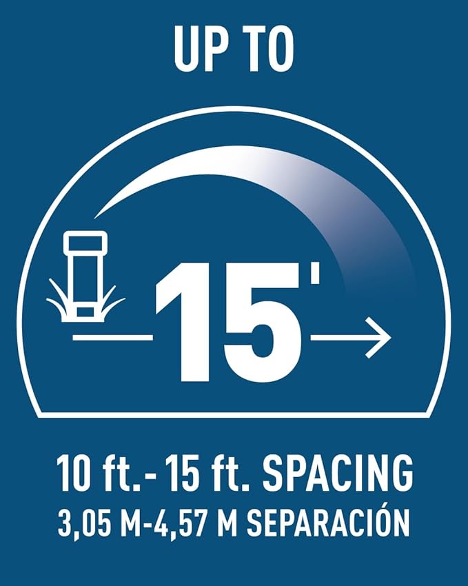 3-Pack Orbit 54070 Brass Pop-Up Flush Head Sprinkler with Full Pattern Spray Nozzle