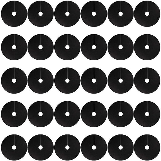 LIOOBO 30Pcs Non Woven Fabric Control Mat Garden Protection Disc for Cabbage Breathable Root Barrier Sheet Tree Mulch Mat
