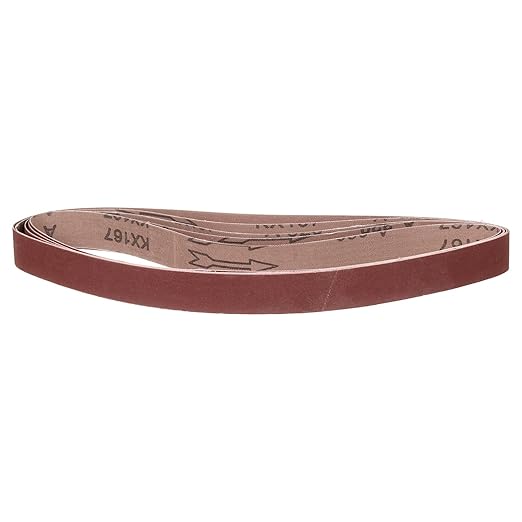 1 x 30 Inch Sanding Belt, 5 Pcs 600 Grit Knife Sharpener Belts Work Sharpening for Belt Sander Knife Carving Tool Metal Working