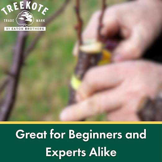 Treekote Grafting Kit - Includes Pruning Knife, 4oz Grafting Wax, 30ft Grafting Tape and Detailed Instructions