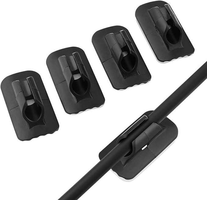 Youngy 5pcs Bicycles Brake Cable Line Fixed Base with Tie Bike Cable Base Guide Road Bicycles Frame Cable Fixed Parts Brake Housing Hose Guide Cable Buckle Cycling Mountain Biking Bike Accessories