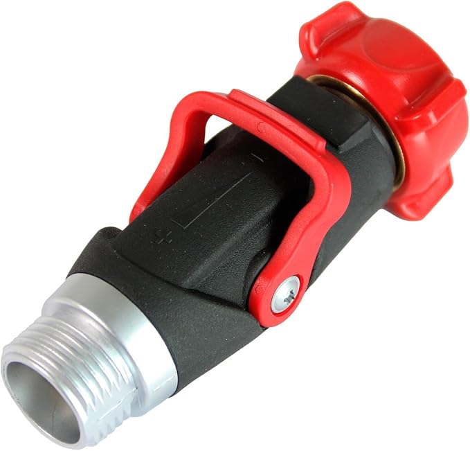 Chapin 6-9479: Deluxe 1-Way Shutoff Hose Connection, Fits Standard Garden Hoses, Metal and Plastic Construction with Shut-Off Valves, Leak-Free, High Volume Water Flow for Landscaping and Outdoor Use