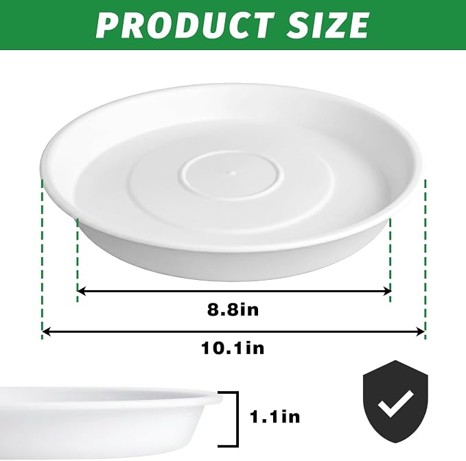 U0U 3Pcs Round Stepping Stone Mold,10" White Cement Molds for Concrete,Plastic Concrete Molds for Casting Garden Pathmate Pavement Precast and Forms Walkway (White, 10"/3PCS)