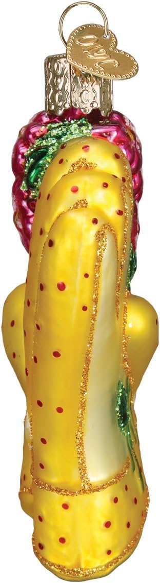 Old World Christmas Gardening Gloves Glass Blown Ornament for Christmas Tree, Handcrafted Holiday Decoration, Garden Collection