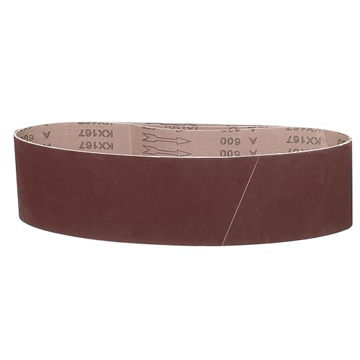 6 x 48 Inch Sanding Belt, 3 Pcs 600 Grit Knife Sharpener Belts Work Sharpening for Belt Sander Knife Carving Tool Metal Working
