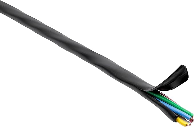 Orbit 57093 Underground Sprinkler Wire, 5-Strand Solid, 100 Ft, UF/UL Listed, Multi-Color, 18-Gauge