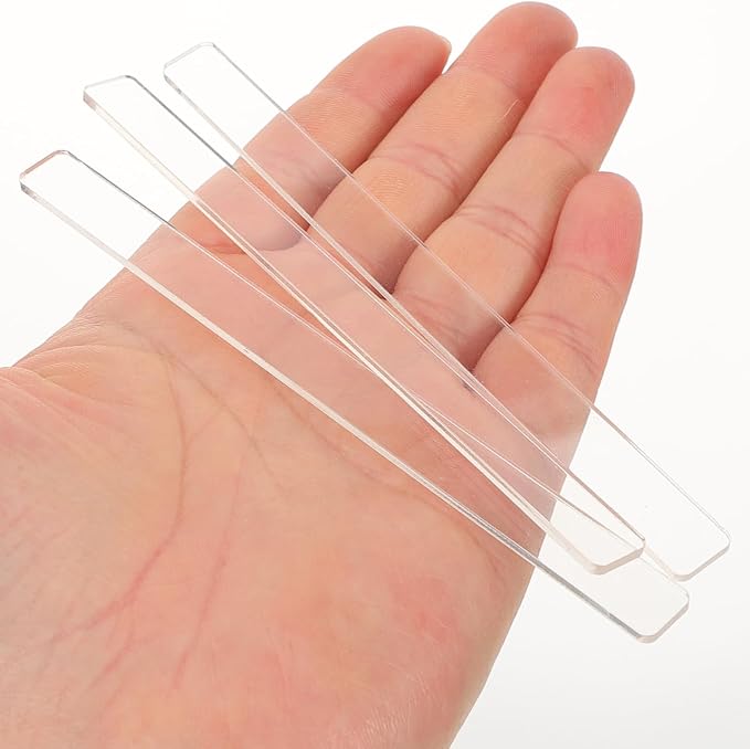 YARNOW 72 Pcs Clear Acrylic Plant Markers for Garden, Waterproof Plant Labels Outdoor, Vegetable Herb Identification Tags, Name Stakes for Seedlings Pots