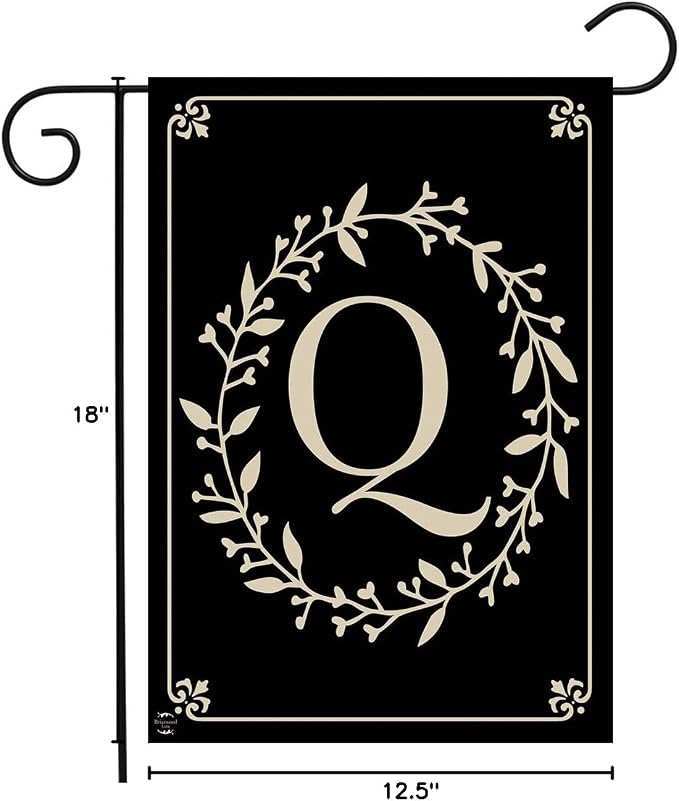 Briarwood Lane Classic Monogram Letter Q Garden Flag