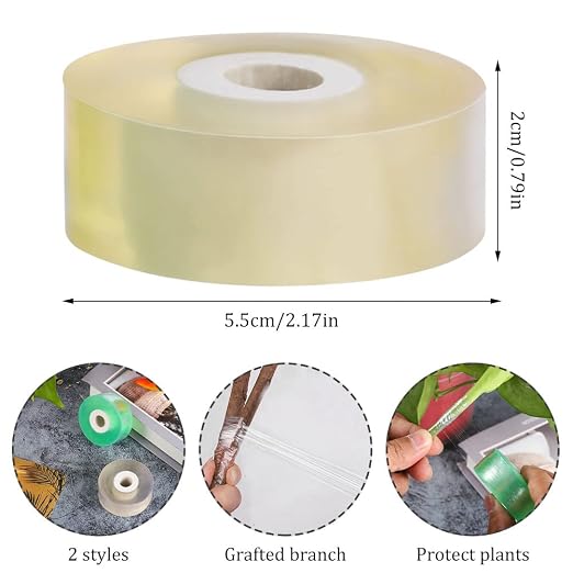Pengxiaomei Grafting Tape,4Pcs Grafting Tape for Fruit Trees,Stretchable Garden Parafilm Tape,Grafting Tool for Fruit Trees,Plants Repair Budding Tape