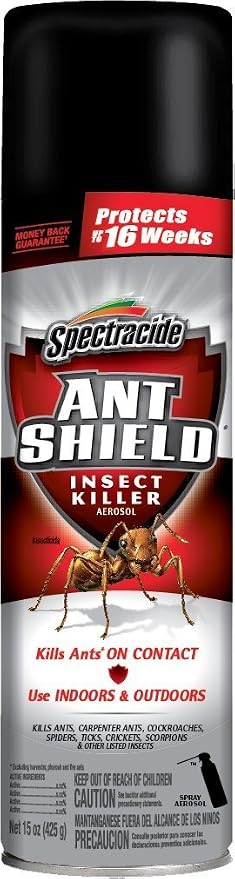 Spectracide Ant Shield Insect Killer Aerosol, 15-Ounce, Case Pack of 12