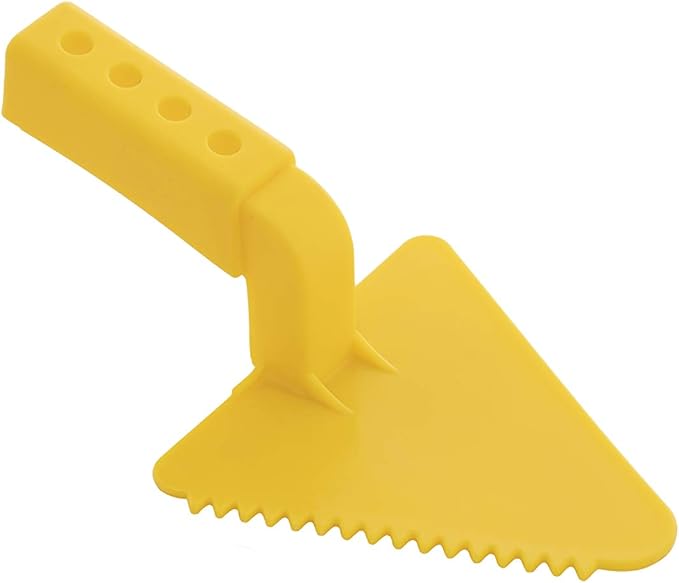 Superio Snow Toy Trowel V-Shape - Kids Beach Sandbox Fun Toy Tool Yellow Trowel, Sturdy and Well Designed Sand and Snow Trowl