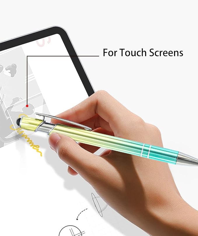 3 Pieces Pin Pen Weeding Pen Tool for Vinyl, Precision Weeding Pen Tools Quick Air Release Tool Pinpen Vinyl Pen Weeder Touch Screen Pen (Gradient Color, 3)