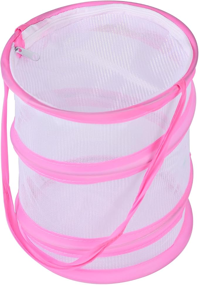 Insect Lore Butterfly Garden Habitat Foldable Washable and Reusable Butterfly Cage (Pink, S)