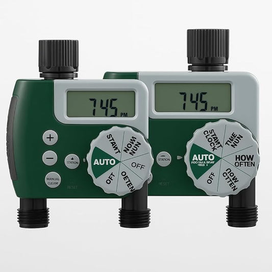 2-Pack Orbit 58910 Digital 2 Outlet Hose Faucet Timer