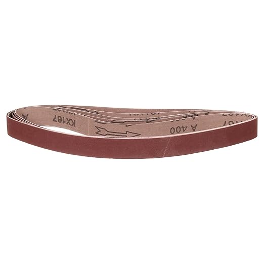2 x 42 Inch Sanding Belt, 6 Pcs 400 Grit Knife Sharpener Belts Work Sharpening for Belt Sander Knife Carving Tool Metal Working