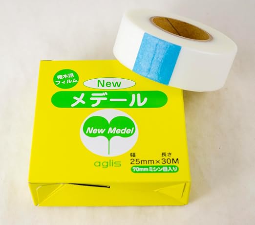 Japanese Aglis Stretchy Self Adhesive Perforated (70mm) Grafting Tape Buddy Tape - 25/30mm (25mm x 30M)