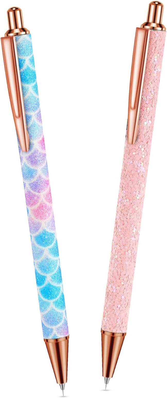 Epakh Weeding Pen, 2 Pieces Metal Vinyl Air Release Tool for DIY Crafts, Retractable Fine Point Writing Instrument