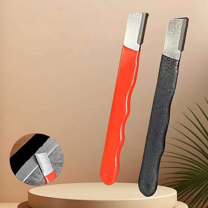 3 Pcs Garden Tool Blade Sharpener, Pocket Blade Sharpener for Garden Pruner/Pocket Knives, Orange+Black+Red