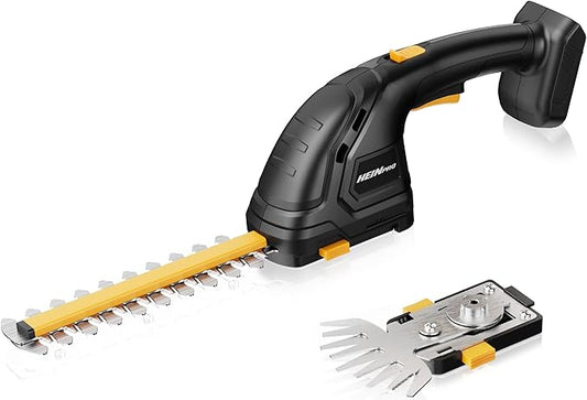 HEINPRO Hedge Trimmer Cordless Compatible with DEWALT 20V MAX Battery (No Battery), Electric Hedge Trimmer Cordless Grass Trimmer, Bush Trimmer Grass Shears Handheld for Yard, Garden, Lawn