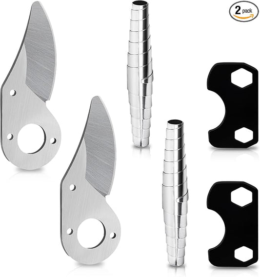 2 Pcs Hand Pruner Replacement Kit (6/3-1) for Felco Pruners Models: F6 & F12 - Spare Blade, Spring & Adjustment Key for Garden Pruning Shears & Bypass Clippers