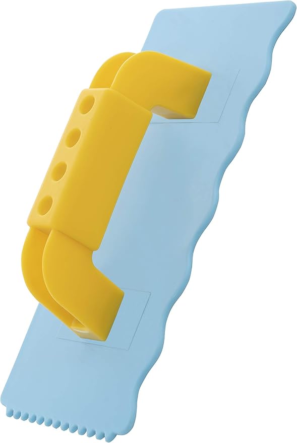 Superio Snow and Sand Fun Toy Trowel Rectangle Shape – Kids Snow Toy, Light Blue & Yellow Hand Trowel, Sturdy and Well Designed