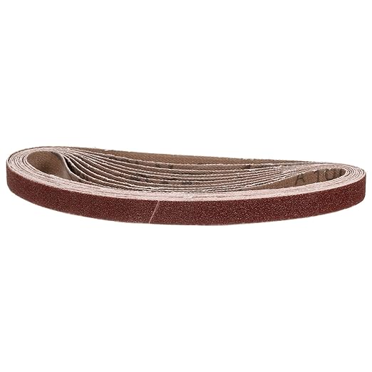 1/2 x 12 Inch Sanding Belt, 20 Pcs 100 Grit Knife Sharpener Belts Work Sharpening for Belt Sander Knife Carving Tool Metal Working