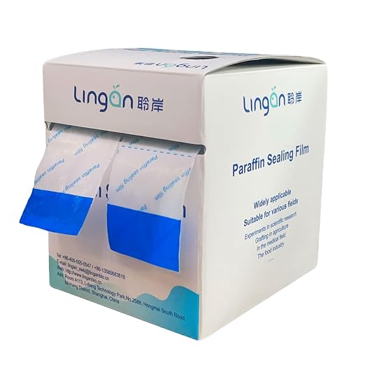 Sealing Film,Transparent Laboratory Grafting Tape for Petri Dish, Plastic Lab Sealing Film (1.97′′W×49.2′×2Roll)