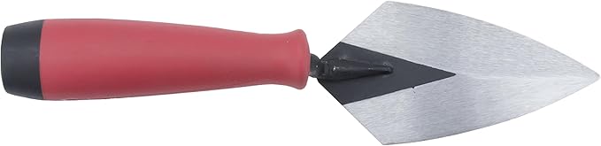 MARSHALLTOWN QLT Pointing Trowel, 5 x 2 1/2 Cement and Mortar Finishing Tool, Soft Grip, PTSG525