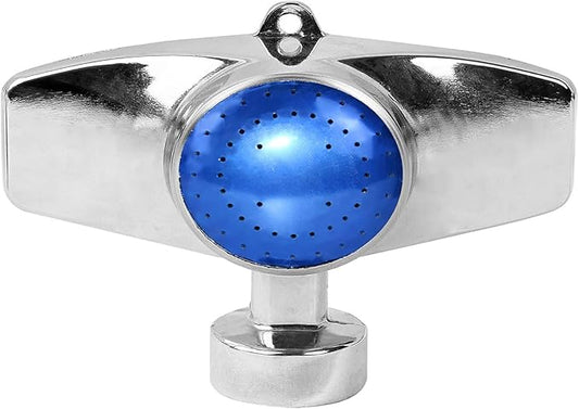 360 Degree Metal Spot Sprinkler,Small Sprinkler Garden for Small Areas Lawn Sprinklers for Yard Circle Pattern with Gentle Water Flow Garden Watering (1, Blue)