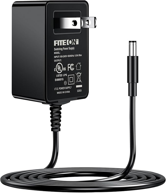 9V AC Adapter Replacement for WORKPRO Grass Shears 7.2V Electric Trimmer 2 in 1 Cordless Garden Tools Hedge Trimmer Battery Charger Power Supply Cord UL Listed