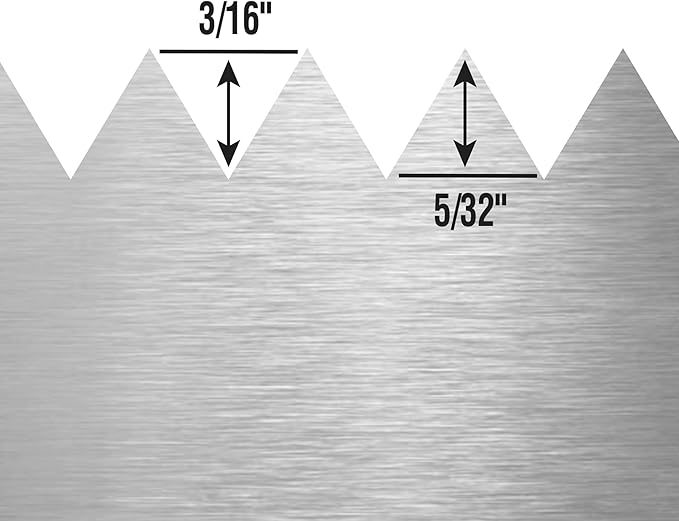 QEP 3/16" x 5/32" V-Notch Economy Flooring Trowel