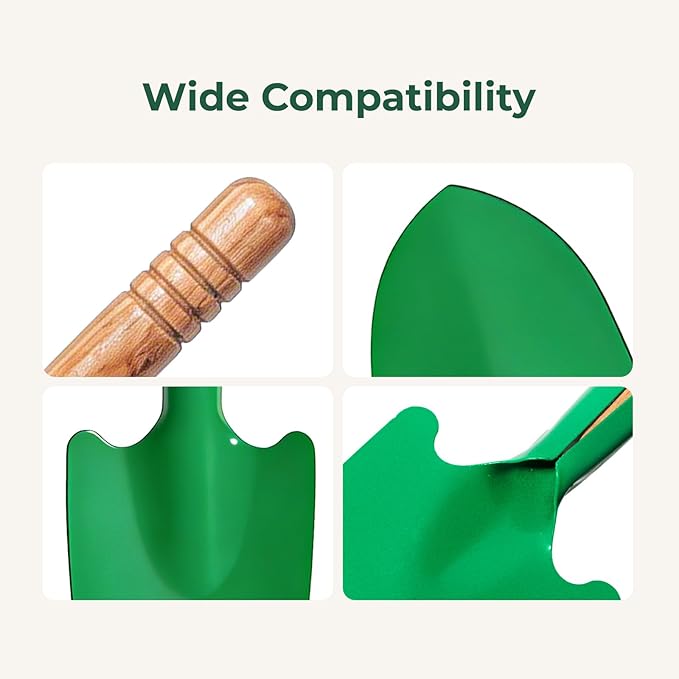 24 Pack Shovels for Kids Gardening Tools Mini Metal Garden Shovel with Wooden Handle Outdoor Sand Digging for Toddlers Beach Soil Planting 4 Colors