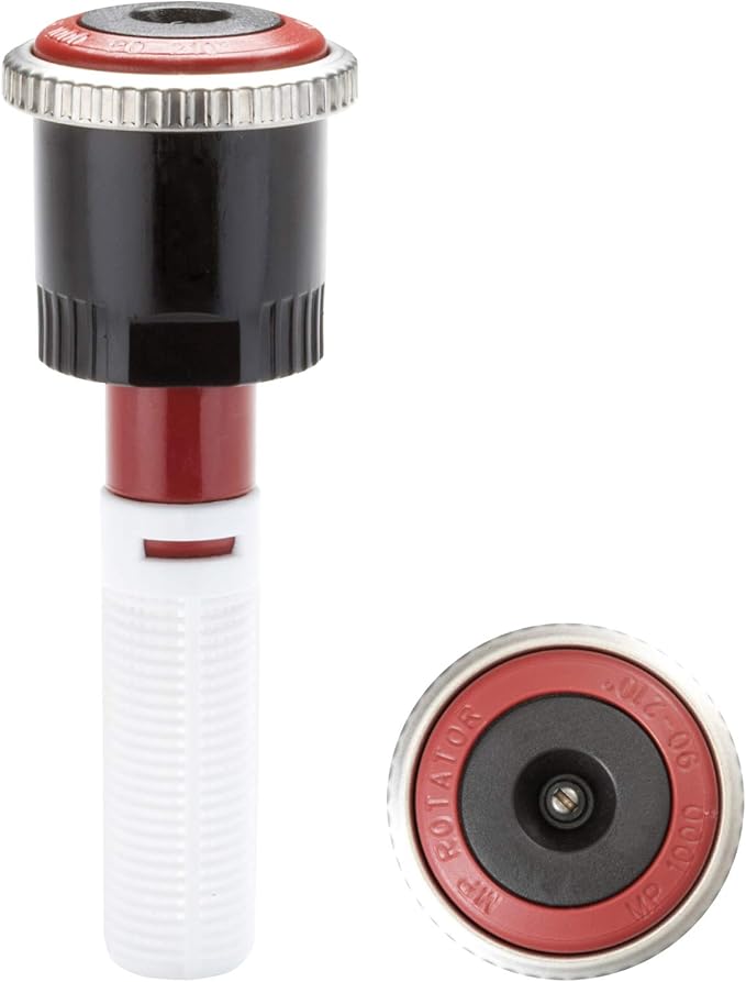 Hunter MP1000-90 Adjustable Sprinkler Nozzle – MP Rotator Head, 90°–210° Arc, 8'–15' Radius, Water-Saving Lawn & Garden Irrigation (Maroon)