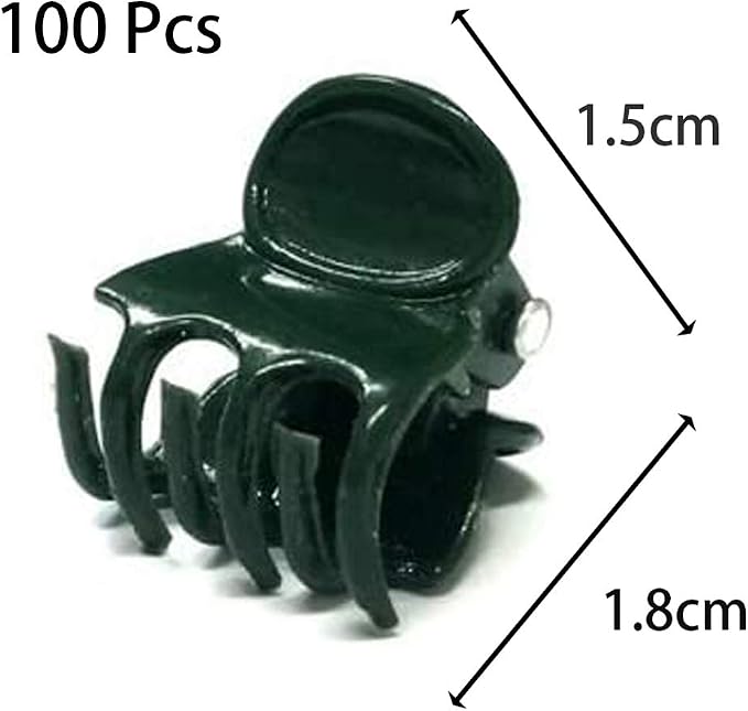 100 Pcs Plastic Plant Support Clips Trellis Clips Garden Clips Tomato Clips for Climbing Plants, Vegetables Plants Climbing Plants Grape Vine to Grow Upright and Healthier