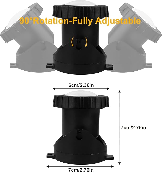 Pond Lights with Timer Colored Submersible Fountain Lights | Weighted RGB Dimmable IP68 Waterproof Outdoor Landscape Lights for Pond Fountain, (Set of 8)
