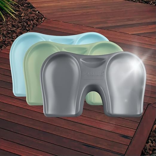 The original is here. This ultra-thick kneeler's patented design offers a quality alternative to collapsible flat foam pads. Beloved by gardeners, Moms, yoga buffs, fitness peeps.