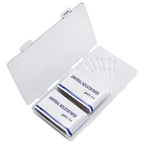 6 Pack pH Test Strips, 480 Strips Full Range 1-14 Universal pH Test Litmus Paper pH Soap Making Testing Strips for Water Wine Saliva Urine Soil, pH Strips and 6 Test Pipette Droppers with Storage Case