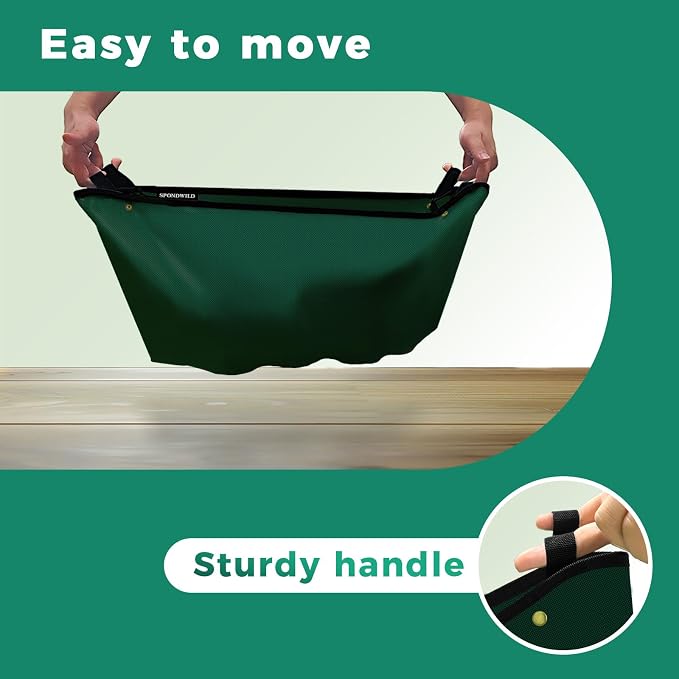 Plant Transplanting Mat - Thickened Waterproof Potting Mat, Succulent Gardening Mat, Portable Repotting Mat for Mess Control (PVC-Green 39.5"x39.5")