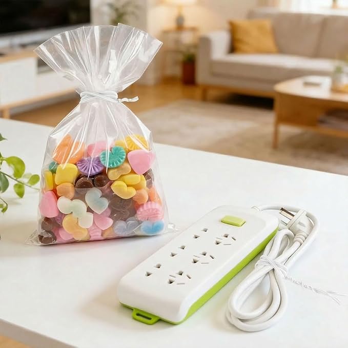 200 PCS Twist Ties for Plants, 7.8 Inch Garden Twist Ties Reusable White Cable Tie with Rugged Metal Innercores for Bread Cake Pop Candy Bags Cable Organization Christmas Tree Gardening Decor