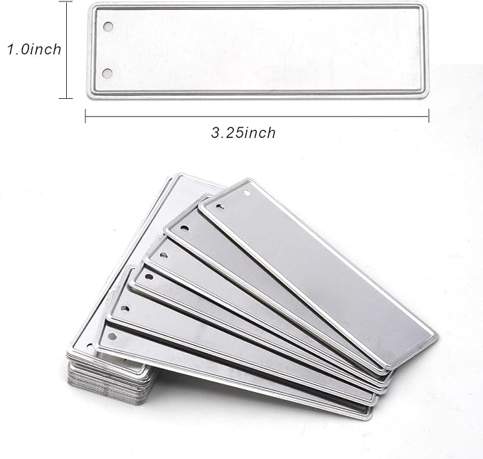 Coolrunner Metal Plant Labels, Aluminum Plant Tags, 6 Inch Wires Included (150)