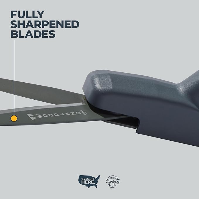 Woodland Tools Regular Duty Grass Shears – Fixed Steel Blades, Lightweight Manual Grass Clippers with Ergonomic Handle for Trimming Around Beds, Edging Paths, and Tight Spaces
