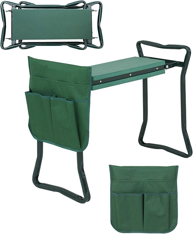 ShoppingOnBed Folding Garden Bench Seat Stool Kneeler