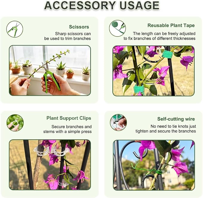 2 Pack 86.7" H x 19.7" W Metal Garden Trellis for Climbing Plants Outdoor, Black Lattice Panel, Sturdy Plant Support for Roses, Vines, Cucumbers & Vegetables